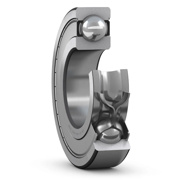 Подшипник 6210-Z/C4 (ГОСТ: 210), SKF (Швеция), 50х90х20 мм, шариковый радиальный